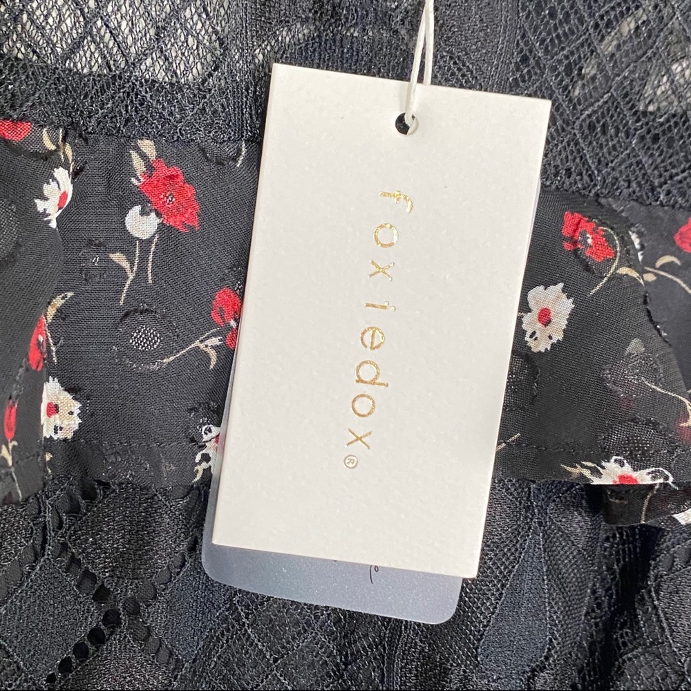 FOXIEDOX Josefine Lace & Clip Dot Cocktail Dress - Picture 7 of 14